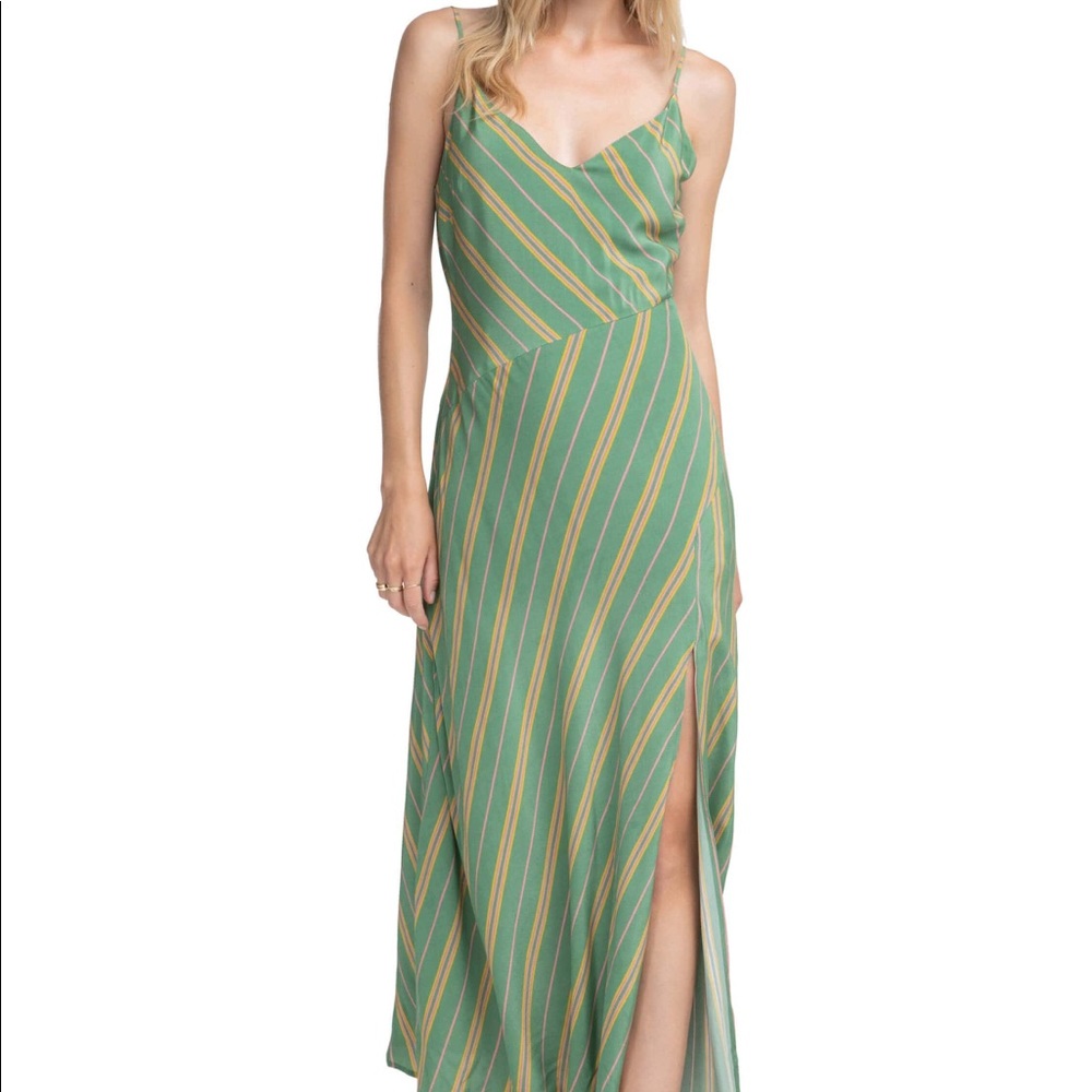 ASTR The Label Jessi Striped Midi Dress